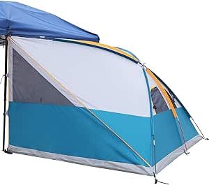 UNP Camping Cube | Canopy Side Tent for 10' x 10' Pop Up Canopy Easy Set Up Gazebo (Canopy/SHELTER NOT Included)