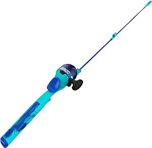 Zebco Splash Kids Spincast Reel and Fishing Rod Combo, 29" Durable Floating Fiberglass Rod with Tangle-Free Design, Oversized Reel Handle Knob, Pre-Spooled with 6-Pound Zebco Fishing Line