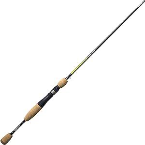 Quantum QX36 Casting Fishing Rod, IM7 Graphite Fishing Pole, Split-Grip Cork Handle, Dynaflow Aluminum-Oxide Guides, Fast Action