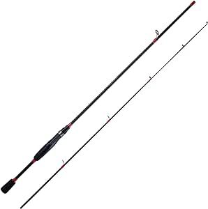 Goture-2-Piece-Spinning-Rod,24-Ton Carbon&Glass Fiber Composite Spinning and Casting Rod, 5'6"/6'/7' Medium Spinning Fishing Pole,Medium Baitcaster Rod for Bass Fishing,Trout Fishing,Crappie Fishing