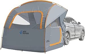 JOYTUTUS SUV Tent for Camping, Double Door Design, Waterproof PU2000mm Double Layer for 6-8 Person, Camping Outdoor Travel Preferred, 7.7' W x 7.7' L x 6.9' H