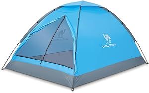 CAMEL CROWN 2/3/4/5 Person Camping Dome Tent, Waterproof,Spacious, Lightweight Portable Backpacking Tent for Outdoor Camping/Hiking