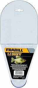Frabill EZ Crappie Check'R Fish Measurer, Measures up to 12 In. Crappie Measuring Device, Quick and Easy Alternative to Fishing Measuring Tape, Durable Construction, Easy to Clean